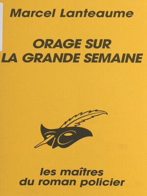 cover image of Orage sur la grande semaine